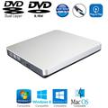 Super Slim ulkoinen CD/DVD-RW-asema MacBookille ja Windowsille - USB 3.0