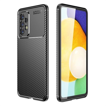 Beetle Carbon Fiber Samsung Galaxy A53 5G Kotelo - Musta