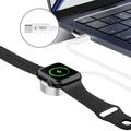 Tech-Protect UltraBoost magneettilaturi Apple Watch - USB-C-kaapeli, 120cm - valkoinen