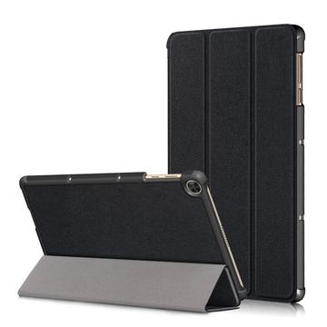 Honor Pad X8/X8 Lite Tri-Fold Folio-kotelo - Musta