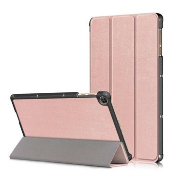 Honor Pad X8/X8 Lite Tri-Fold Folio-kotelo - Ruusukulta