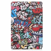 Lenovo Tab M10 Gen 3 Tri-Fold Sarjan Smart Lompakkokotelo - Graffiti