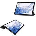 Samsung Galaxy Tab S9 Tri-Fold Sarjan Smart Lompakkokotelo - Harmaa