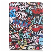 iPad Air 11 (2024) Tri-Fold Sarjan Smart Lompakkokotelo - Graffiti