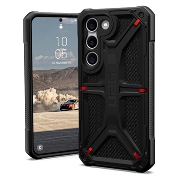 UAG Monarch Kevlar Samsung Galaxy S23+ 5G Hybridikotelo - Musta