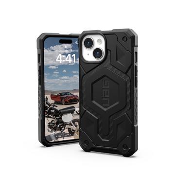 iPhone 15 UAG Monarch Pro MagSafe Hybridikotelo - Hiilikuitu