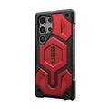 Samsung Galaxy S24 Ultra UAG Monarch Pro Hybridikotelo - Crimson / Musta