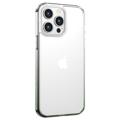 Usams US-BH814 Gradient iPhone 14 Pro Max Hybridikotelo - Musta