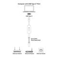 USB-C Ethernet-sovitin - 100Mbps