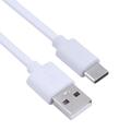 USB- ja USB-C-latauskaapeli iPhone 15 Pro/15 Pro Max/16 Pro/16 Pro Max - Valkoinen