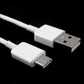 USB- ja USB-C-latauskaapeli iPhone 15 Pro/15 Pro Max/16 Pro/16 Pro Max - 1m - Valkoinen