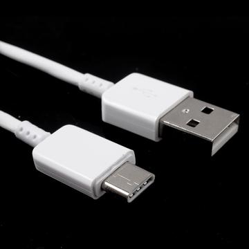 USB- ja USB-C-latauskaapeli iPhone 15 Pro/15 Pro Max/16 Pro/16 Pro Max - 1m (Avoin pakkaus - Bulkki) - Valkoinen