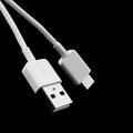 USB- ja USB-C-latauskaapeli iPhone 15 Pro/15 Pro Max/16 Pro/16 Pro Max - 1m - Valkoinen