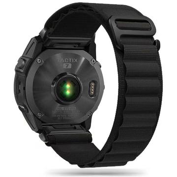 Universaali Garmin Tech-Protect Nylon Pro - hihna - 26mm (Avoin pakkaus - Erinomainen) - musta