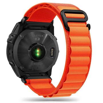 Universaali Garmin Tech-Protect Nylon Pro - hihna - 26mm (Avoin pakkaus - Erinomainen) - oranssi