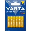 Varta Longlife LR03/AAA paristo - 6 kpl.