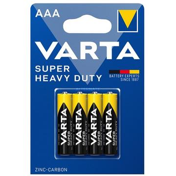 Varta Super Heavy Duty R03/AAA akku - 4 kpl.