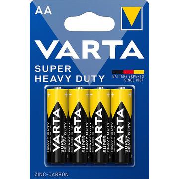 Varta Super Heavy Duty R6/AA akku - 4 kpl.