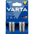 Varta Ultra Lithium L92/AAA akku - 4 kpl.