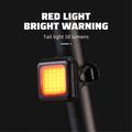 WEST BIKING YP0701418 Pyöräily Pyöräily LED-valo Road MTB Polkupyörä Turvallisuuslamppu - Musta takavalo / punainen valo