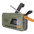 Kannettava Aurinkokennellä Varustettu Hätäradio LED-taskulamolla, virtapankilla WR-6D - DAB/FM, 4500mAh (Avoin pakkaus - Bulkki)