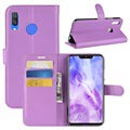 Huawei Nova 3 Kuvioitu Lompakkokotelo - Violetti