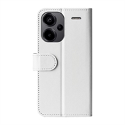 Xiaomi Redmi Note 13 Pro+ Lompakkokotelo Magneettisella Sulkijalla - Valkoinen