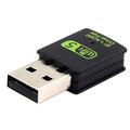 Langaton USB WiFi-dongle / Bluetooth-sovitin - 600Mbps