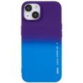 X-Level Rainbow iPhone 14 Plus TPU Suojakuori - Sininen / Violetti