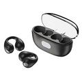 XUNDD X18 TWS Clip-on kuulokkeet V5.3 Bluetooth Air Conduction Open Ear Ear Earphones Langattomat urheilukuulokkeet (Avoin pakkaus - Bulkki) - musta