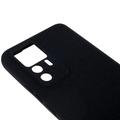 Xiaomi 12T/12T Pro Anti-Fingerprints Matta TPU Suojakuori - Musta