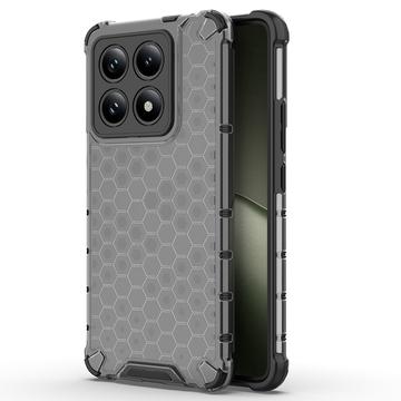 Xiaomi 14T Honeycomb Armored Hybridikotelo - Musta