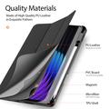 Xiaomi Pad 7/7 Pro Dux Ducis Domo Tri-Fold Smart Lompakkokotelo - Musta