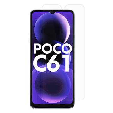 Xiaomi Poco C61 Panssarilasi - 9H, 0.3mm - Case Friendly  - Läpinäkyvä