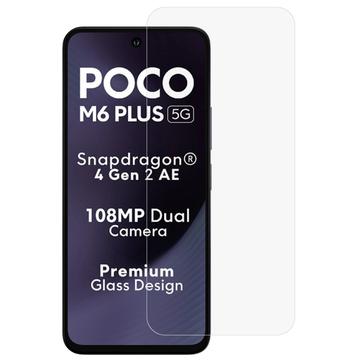 Xiaomi Poco M6 Plus Temperoitu Panssarilasi - 9H - Case Friendly - Läpinäkyvä