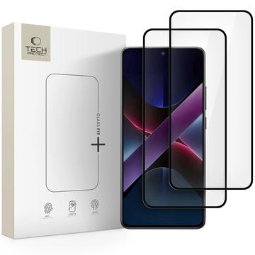 Xiaomi Poco X7 Pro Tech-Protect Glass Fit+ Panssarilasi - 2 kpl. - Musta