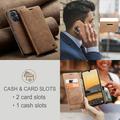 Xiaomi Redmi 13C 5G/Poco C65 Caseme 013 Sarja Lompakkokotelo - Ruskea