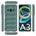 Xiaomi Redmi A3 Rugged TPU Suojakuori - Vihreä