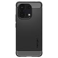 Xiaomi Redmi Note 13 4G Spigen Rugged Armor TPU-Kotelo - Musta