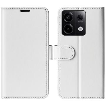 Xiaomi Redmi Note 13 Pro Lompakkokotelo Magneettisella Sulkijalla - Valkoinen