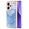 Xiaomi Redmi Note 13 Pro+ Marble Pattern Galvanoitu TPU-Suojakotelo