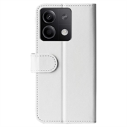 Xiaomi Redmi Note 13 Lompakkokotelo Magneettisella Sulkijalla - Valkoinen