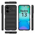 Xiaomi Redmi Note 13R/Redmi 13 5G Rugged TPU Suojakuori - Musta