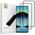 Xiaomi Redmi Note 14 4G/5G Tech-Protect Glass Fit+ Panssarilasi - 2 kpl. - Musta