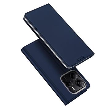 Xiaomi Redmi Note 14 Dux Ducis Skin Pro Lompakkokotelo - Sininen