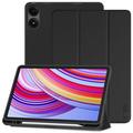 Xiaomi Redmi Pad Pro Tech-Protect SmartCase Pen Tri-Fold Folio kotelo - Musta