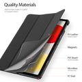 Xiaomi Redmi Pad SE Dux Ducis Domo Tri-Fold Smart Lompakkokotelo - Musta