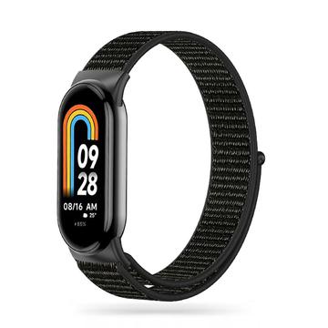 Xiaomi Smart Band 8/9 NFC Tech-Protect Nylon Ranneke - Musta