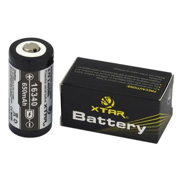 Xtar R-CR123/16340 ladattava akku 650mAh