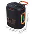 Zealot S122 kannettava Bluetooth-kaiutin subwooferilla - 25W